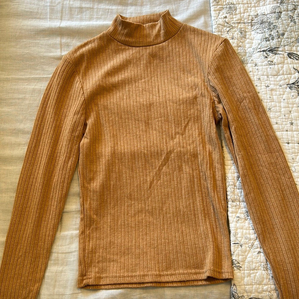 Brown Turtle Neck